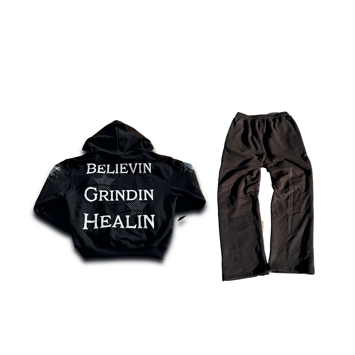 BLACK MERAKI SWEATSUIT