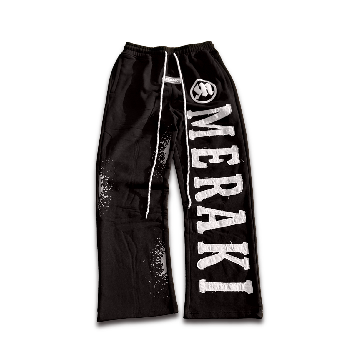 BLACK MERAKI SWEATPANTS