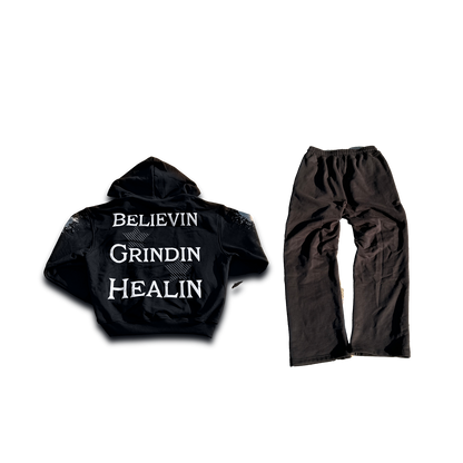 BLACK MERAKI SWEATSUIT